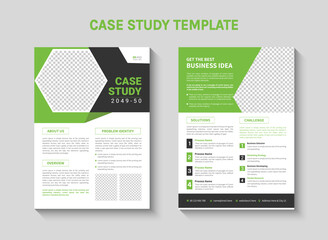 A case study template for a student's study