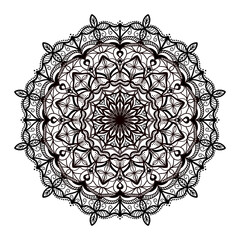 mandala circle pattern vintage decorative pattern indian skin painting tattoo oriental art