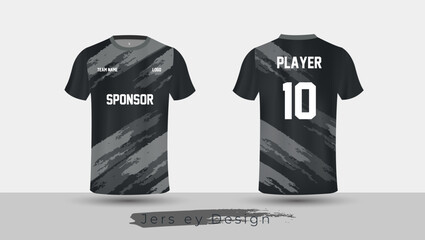 Soccer jersey design, Gaming T Shirt Jersey template	
