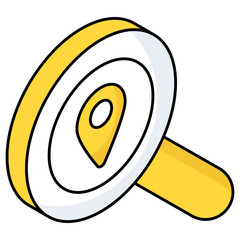 Modern design icon of search location 