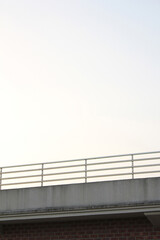 Obraz premium Roof Top Balcony with dramatic sky