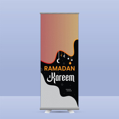 Ramadan Special roll up display standee for presentation purpose
