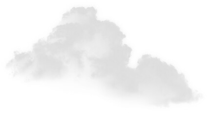 floating white cloud illustration, a graphic asset for various design needs