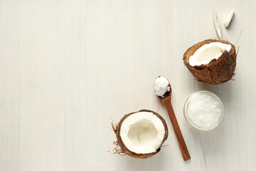 Product for beauty procedures, skin and body care - coconut oil