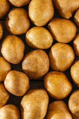 potato pattern. texture of fresh potatoes