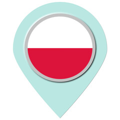Poland Location Pin