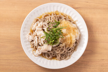 豚しゃぶおろし蕎麦