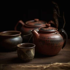 Foto op Aluminium Traditional Japanese Tea Set © Hex