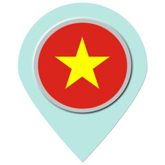 Vietnam Location Pin