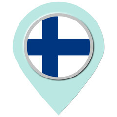 Finland Location Pin
