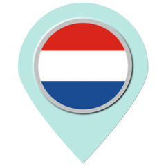 Holland Netherland Location Pin