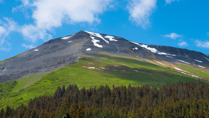 scenery nature with mountain peaks. photo of nature with mountain. nature with mountain.