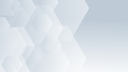 Geometric white grey gray shapes abstract modern technology background design. Vector abstract graphic presentation design banner pattern wallpaper background web template.