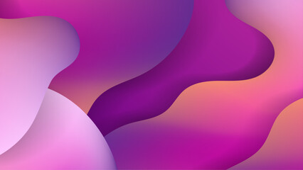 Abstract purple violet geometric shapes vector technology background, for design brochure, website, flyer. Geometric 3d shapes wallpaper for poster, certificate, presentation, landing page