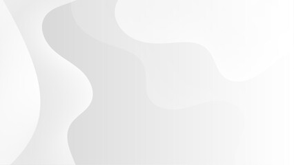 Abstract white grey gray geometric shapes vector technology background, for design brochure, website, flyer. Geometric 3d shapes wallpaper for poster, certificate, presentation, landing page