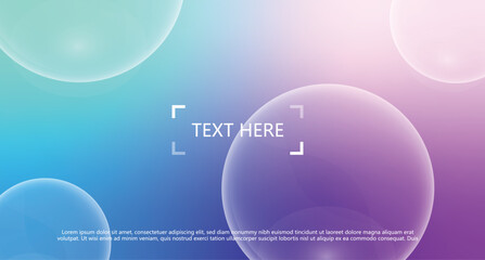 Blue Abstract colorful holographic gradient background design. vector illustration