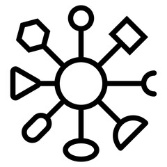 Internet of Things icon line style.