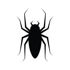 Spider icon design. isolated on white background. vector illustration
