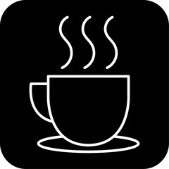 Coffee break office and business icons with black filled outline style. mug, espresso, cafe, morning, caffeine, beverage, food. Vector Illustration