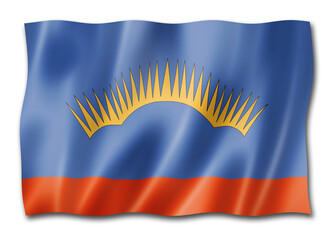 Murmansk state - Oblast -  flag, Russia