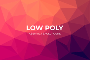 Fototapeta premium Fondo abstracto con formas poligonales de triángulos