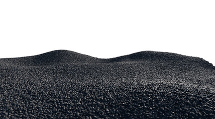 black landscape gravel