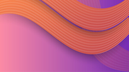 Vector colorful gradient dynamic abstract lines background