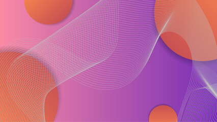 Obraz premium Modern colorful abstract presentation background with stripes lines