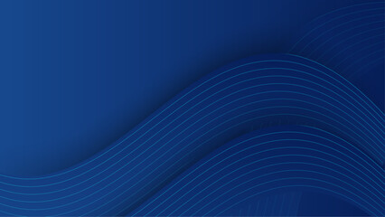 Vector blue gradient dynamic abstract lines background