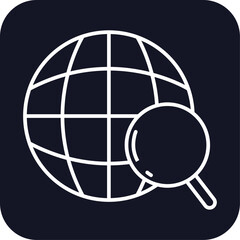 Scope business people icons with black filled outline style. sign, line, modern, outline, web, white, center. Vector Illustration