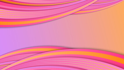 Vector pink abstract geometric shapes background