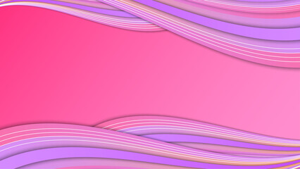 Abstract pink geometric shapes vector technology background, for design brochure, website, flyer. Geometric 3d shapes wallpaper for poster, certificate, presentation, landing page