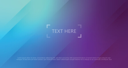 Blue Abstract colorful holographic gradient background design. vector illustration