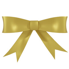 金色のリボンのリアルなイラスト,3Dレンダリング