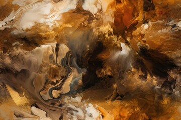 Gold and Silver Exploding Clouds of Color Underwater Oil Colors Seamless Repeating Repeatable Texture Pattern Tiled Tessellation Background Image