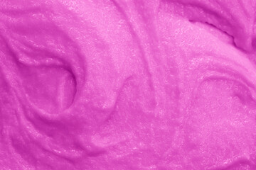 Berry yoghurt ice cream. Smoothies from fresh fruits and berries. Ice cream texture. Delicious sweet dessert close-up as a background.