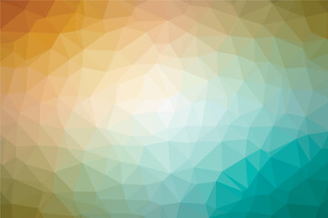 Obraz premium Multicolor polygon pattern. Low poly design. Vector illustration 
