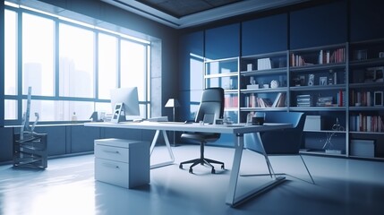 Modern business manager office background, great design for any purposes. Business management. Abstract illustration. Modern abstract design.