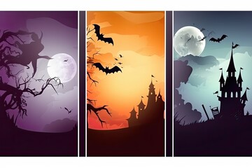 Halloween Banner Set 