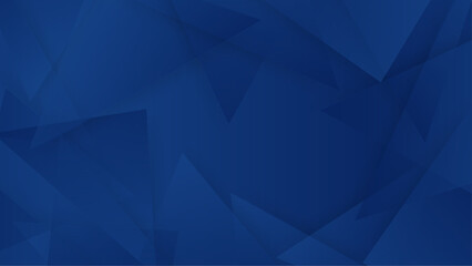 Vector blue abstract geometric shapes background