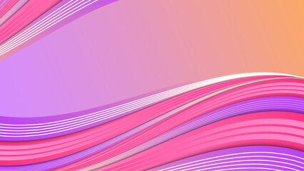Abstract pink geometric wave background