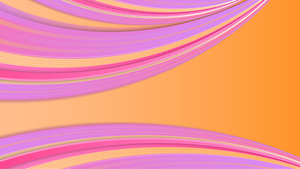 Abstract pink geometric wave background