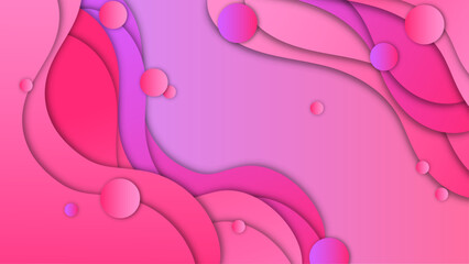 Vector flat pink gradient abstract background