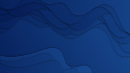 Abstract blue geometric shapes vector technology background, for design brochure, website, flyer. Geometric 3d shapes wallpaper for poster, certificate, presentation, landing page