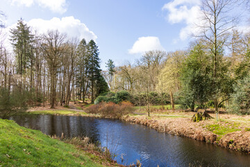 Landscape Estate De Braak in Paterwolde Municipality Tynaarlo in Drenthe The Netherlands