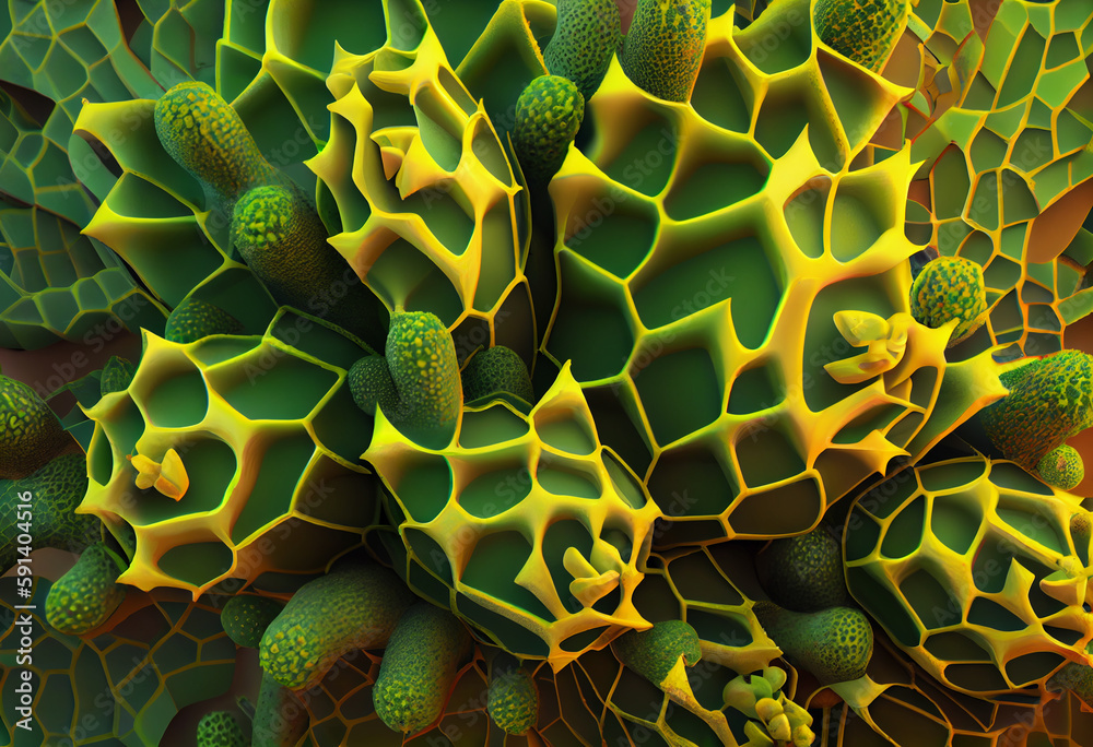 Poster beautiful abstract surreal geometric green monstera leaves on the background of a white chair. gener