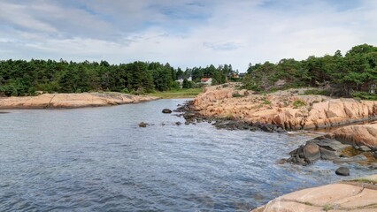 réserve naturelle de Tjurpannans sur la côte suédoise