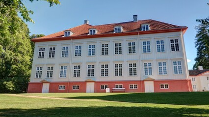 Fototapeta na wymiar manoir de Eidsvoll lieu historique de la Norvège