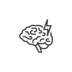 Brainstorming line icon