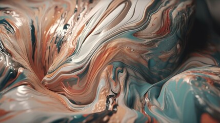 Abstract oil painted background. Gradient mix oil paint. Texture paint. generative ai